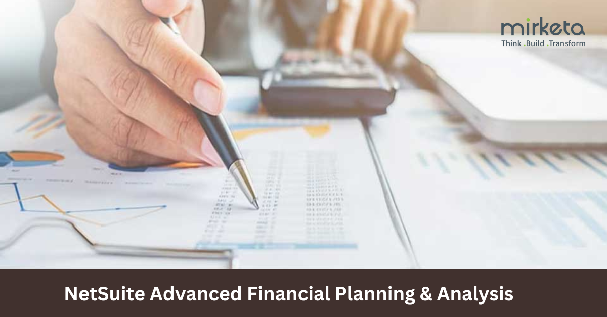 NetSuite Advanced Financial Planning & Analysis